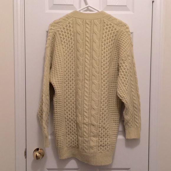 Aritzia Babaton Yellow Cardigan NWT - Picture 3 of 6